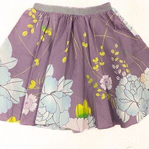 Baby Gap Purple Floral Splasah Twirl Skirt Size 3T